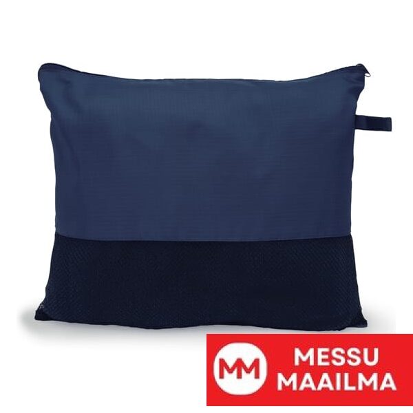 Peiton mitat: 130 x 160 cm. Pussukan mitat: 33 x 28 cm. Pussukan etupuolella olevan painatusalueen mitat: 33 x 18