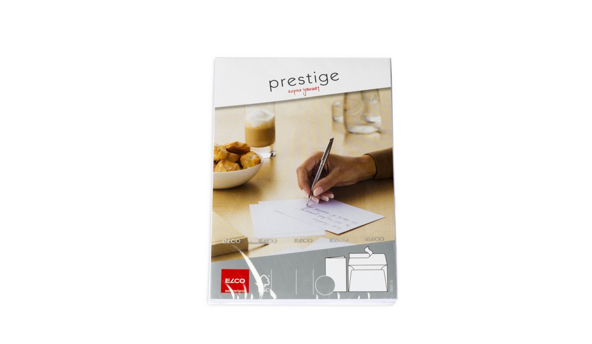 Elco Prestige Box 10 kirjekuorta C6 ja 10 tuplakorttia A6