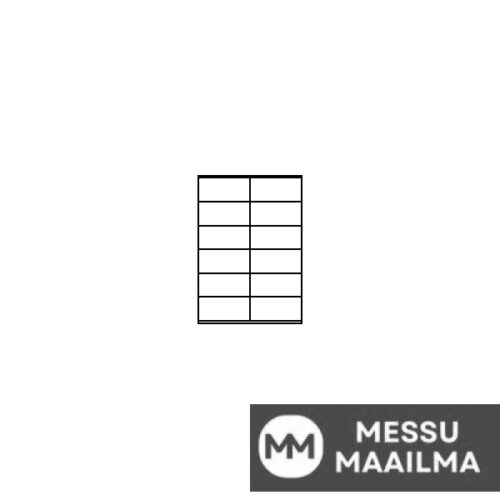 Tarra Tarramateriaali 105x48mm 12 kpl