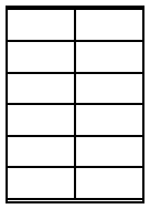 Tarra Tarramateriaali 105x48mm 12 kpl