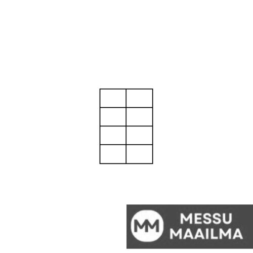 Etiketti Labelmedia 105x74mm 8 kpl