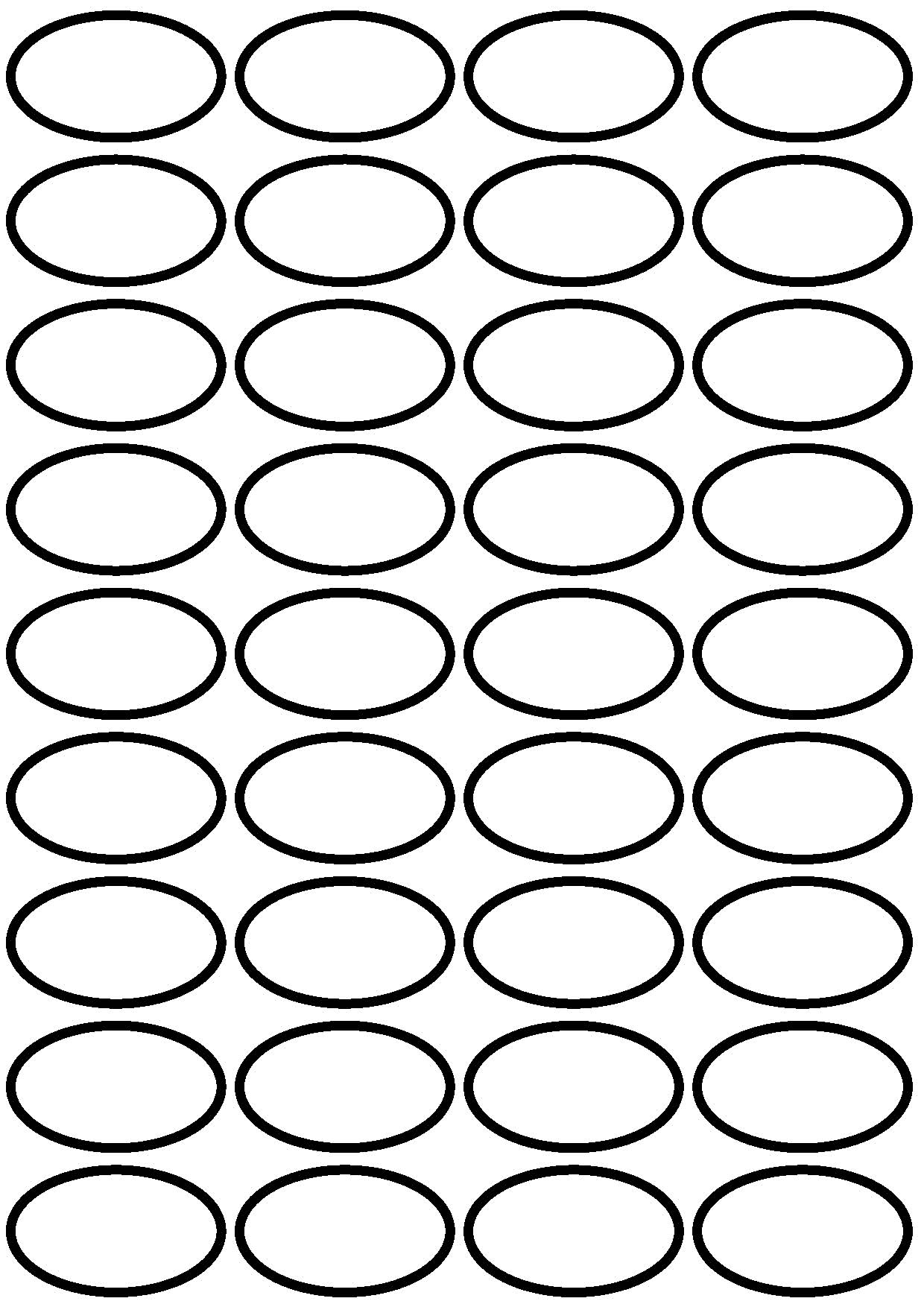 Etiketti Labelmedia Soikea 50x30 mm
