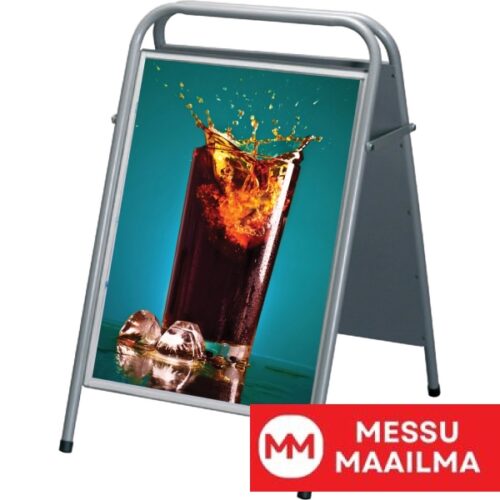 Jalkakäytäväkyltti Easy Sign Hopea 70x100 cm