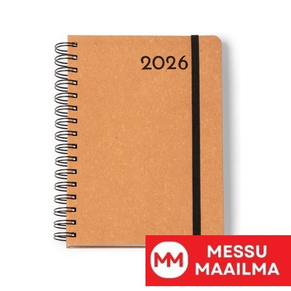 Toimitetaan ekologisessa laatikossa. Asettelu: Päivä/sivu. Kielet: espanja