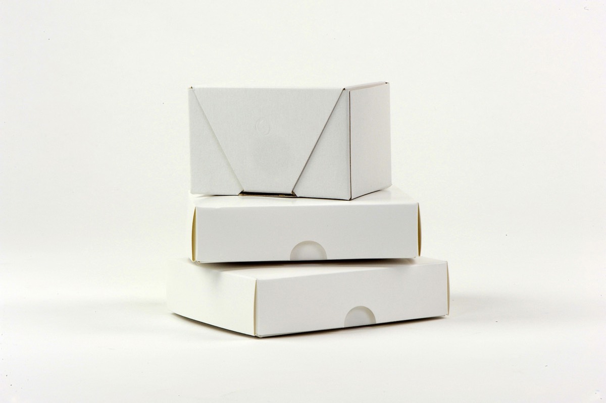 Korttikorttilaatikko 200 korttia - Valkoinen pahvi