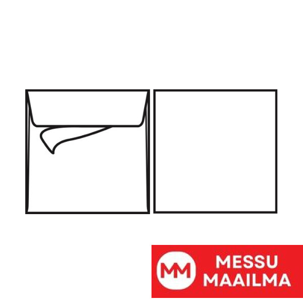 Kirjekuori Blackline 160x160 120g suikale