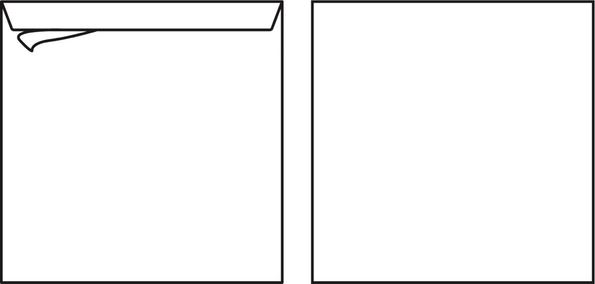 Kirjekuori Viking Design 220x220 120g Avattava ja suljettava