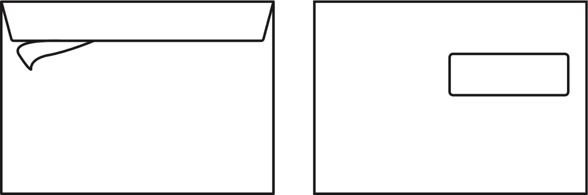 Kirjekuori Viking Design C5 H2 120g Avattava ja suljettava