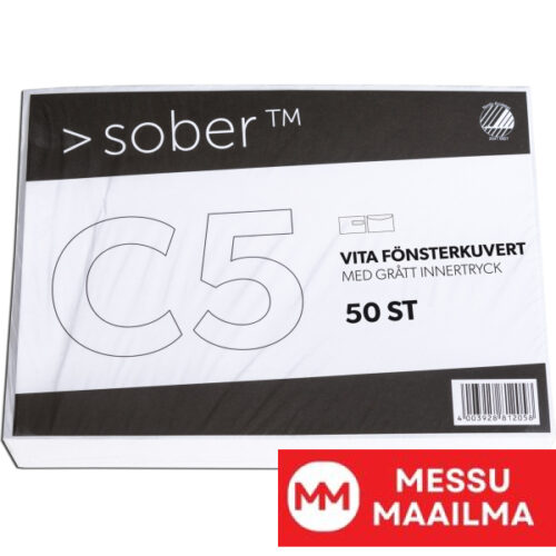 Kirjekuori C5 H2 90g Avattava ja suljettava 50 kpl