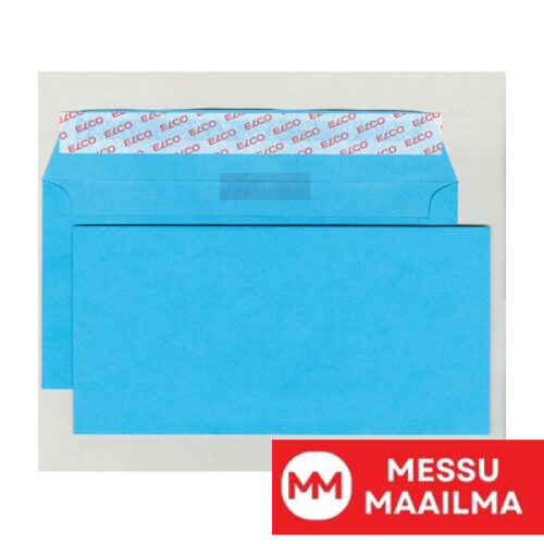 Kirjekuori Elco Color Bright Blue E65 100g Avattava ja suljettava