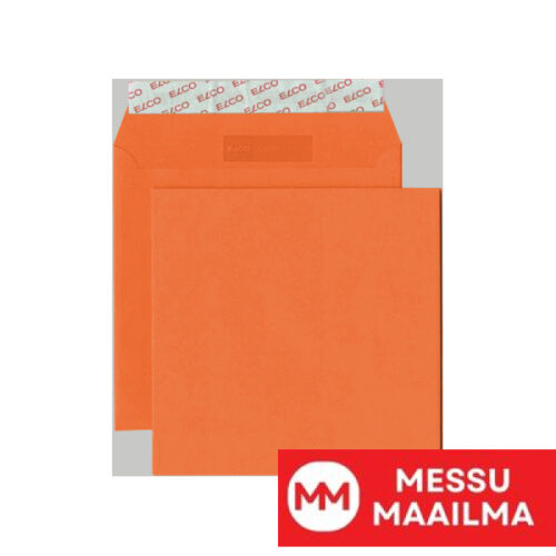 Kirjekuori Elco Color Orange 160x160mm 120g Avattava ja suljettava