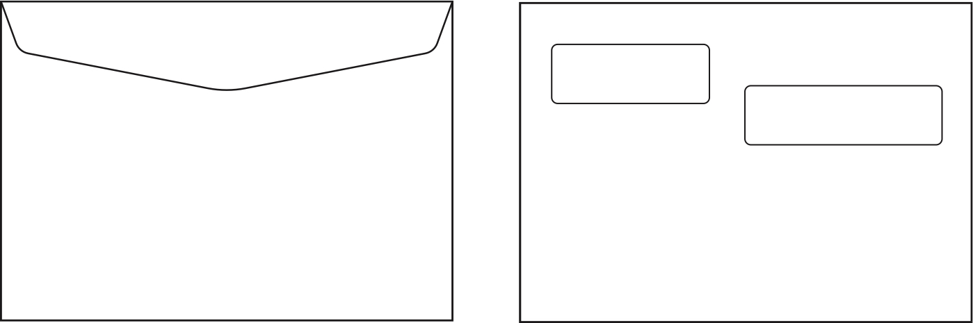 Kirjekuori Sober C5 kaksiikkunainen 90g liimattu