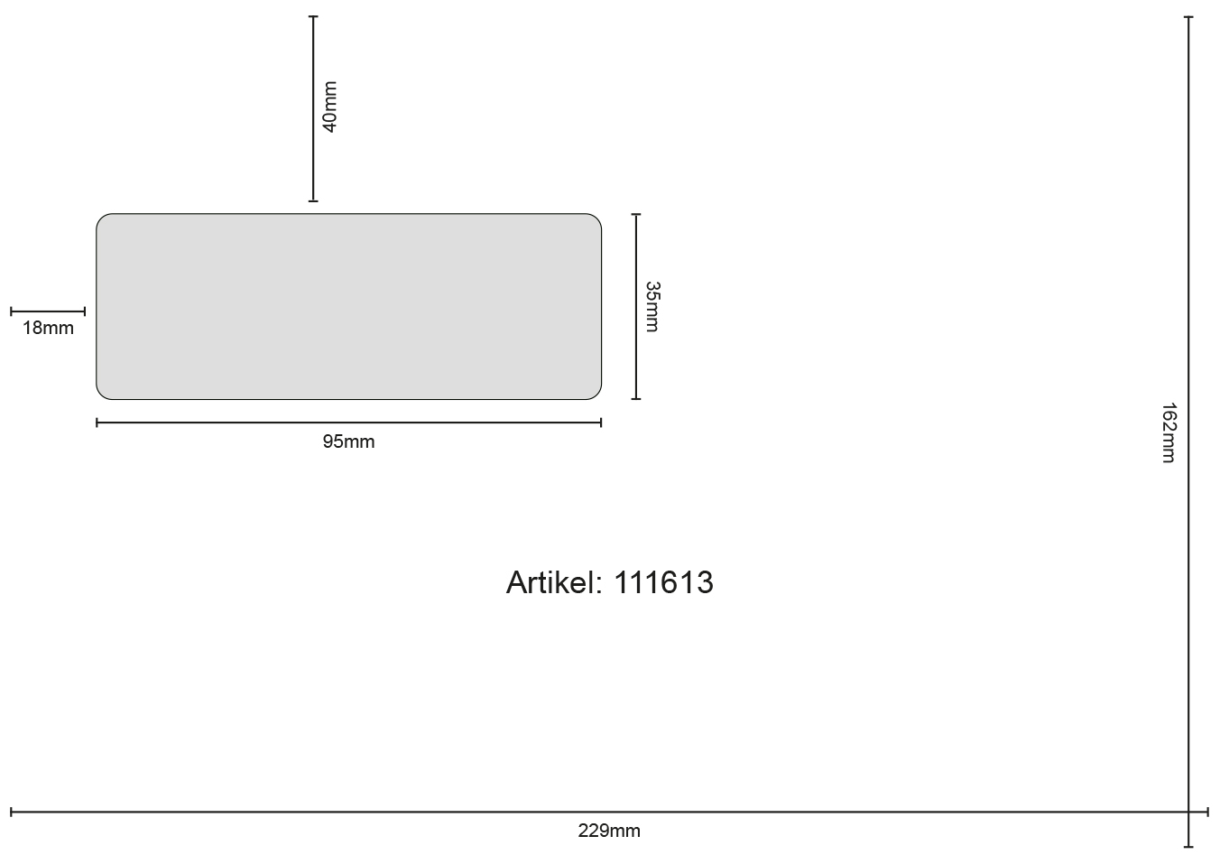 Kirjekuori Sober C5 suomalainen ikkuna 35x95 90g suikale