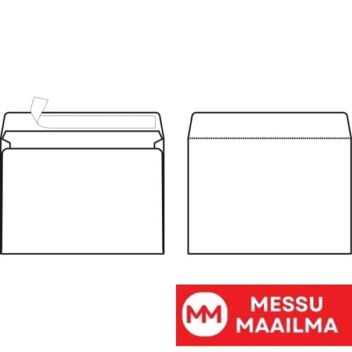 Kirjekuori Sober Digital C5 Peel & Seal pystyläppä 90g