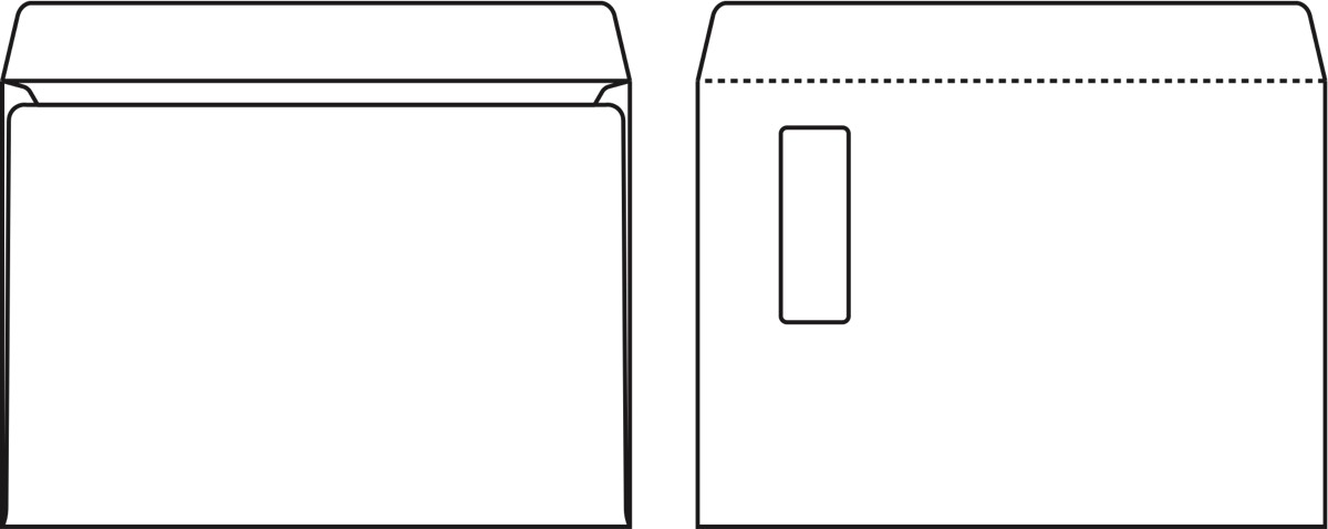 Kirjekuori Sober E4 H2 100g Itsesulkeutuva