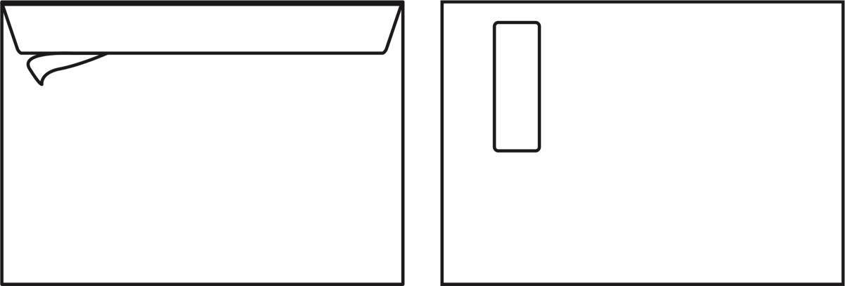 Kirjekuori Sober E4 H2 100g Avattava ja suljettava