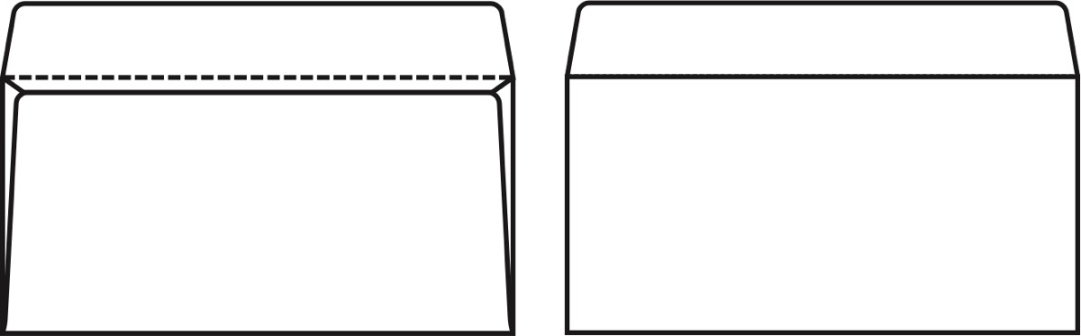 Kirjekuori Sober E65 90g Itsesulkeutuva