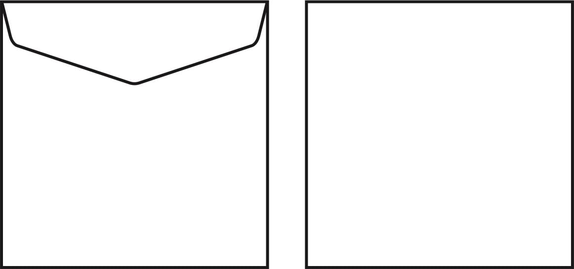 Kirjekuori Viking Design 190x190 120g liimattu