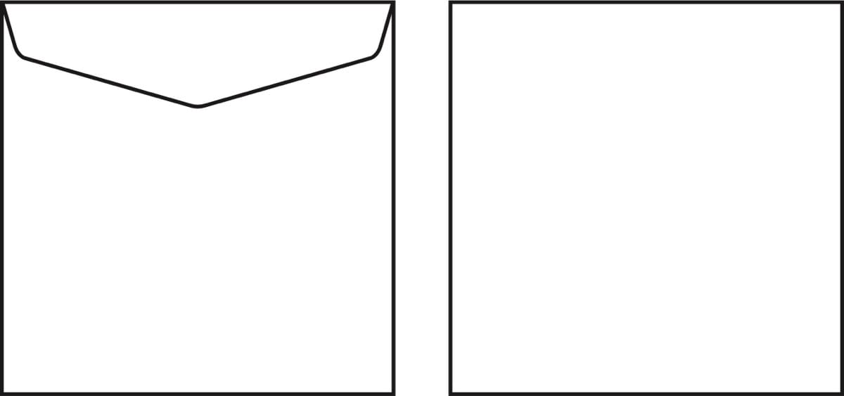 Kirjekuori Viking Design 220x220 120g liimattu