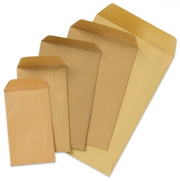 Kolikkopussi 100x152 110g ruskea