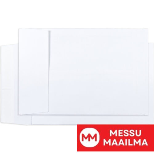 Laajennettu kirjekuori Valkoinen B4 V-pohjainen Peel & Seal