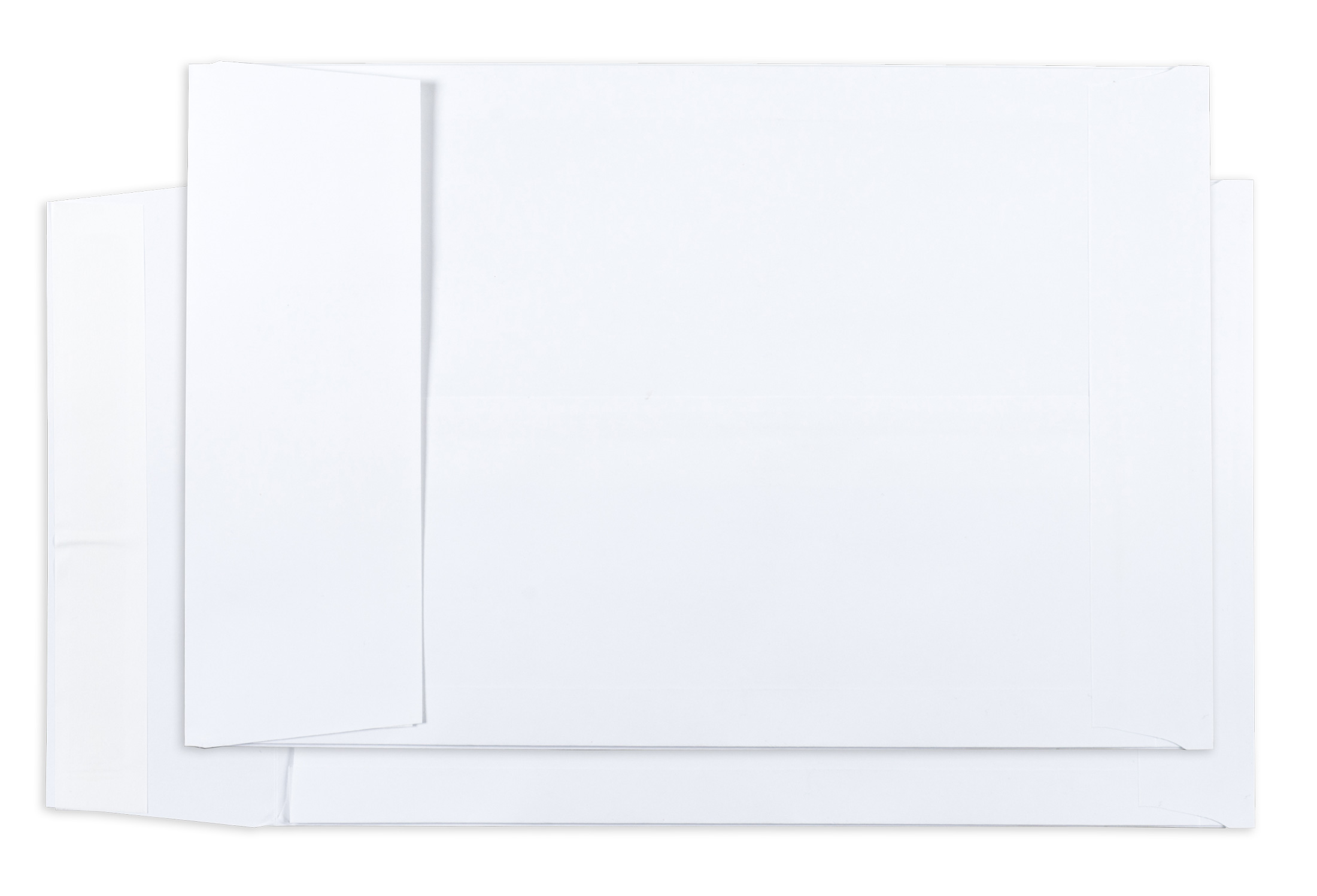 Laajennettu kirjekuori Valkoinen B4 V-pohjainen Peel & Seal