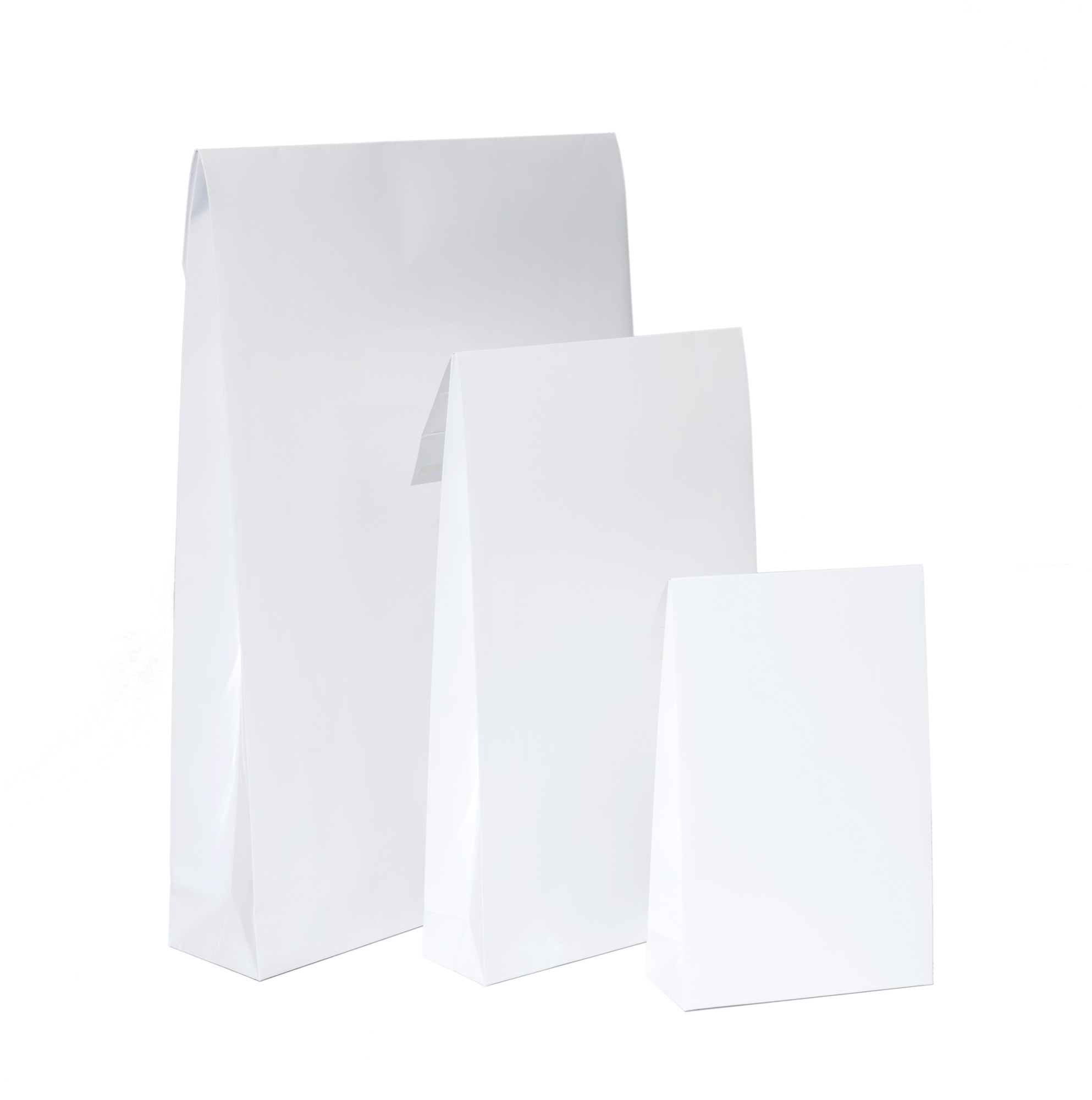 Lahjapakkaus Presenta Valkoinen kiiltävä 320x430x75mm Peel & Seal