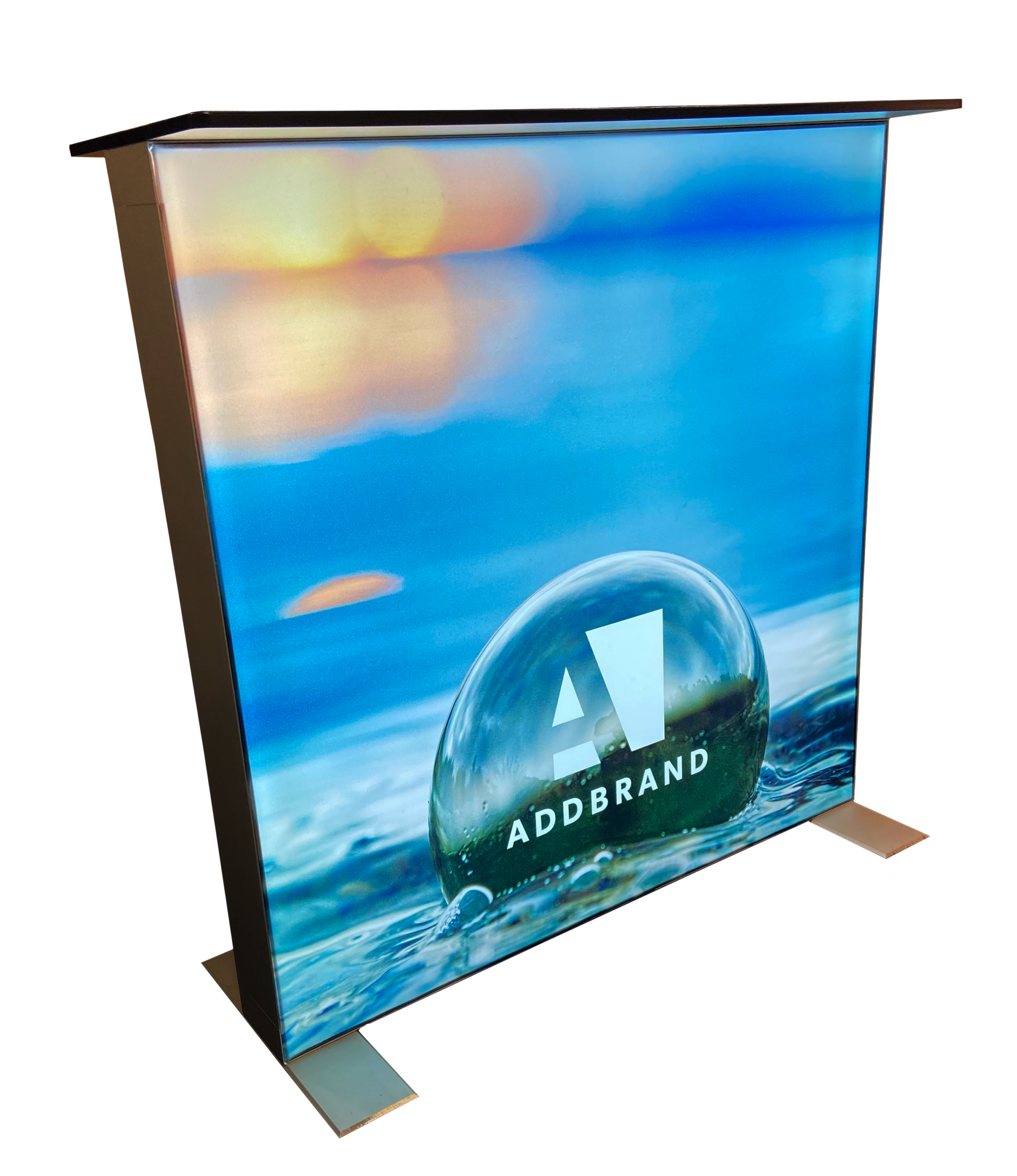 Led valotiski kuva messupöytä