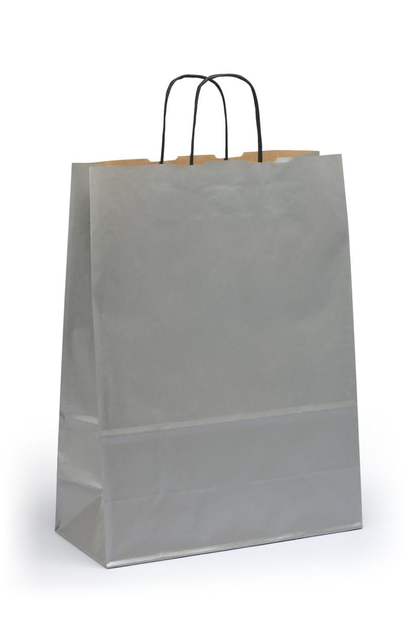 Muovikassi Sober Medium Silver