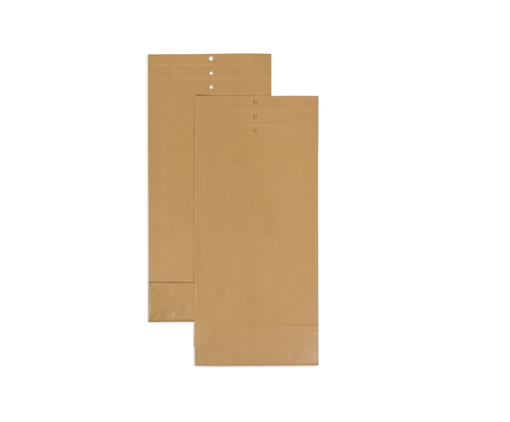 Näytepussi D19 Ruskea 170x350mm 120g Rei'itetty läppä