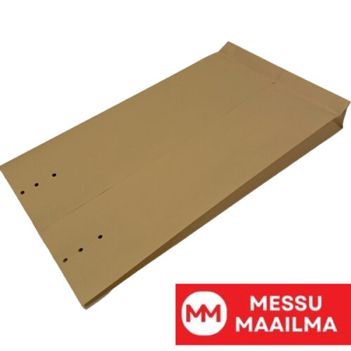 Näytepussi D22 Ruskea 250x425mm 140g Rei'itetty läppä