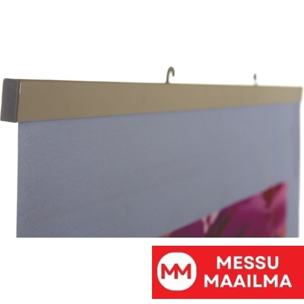 Nepparilista Alumiini 50 cm Sis. 2 koukkua (2 kpl)