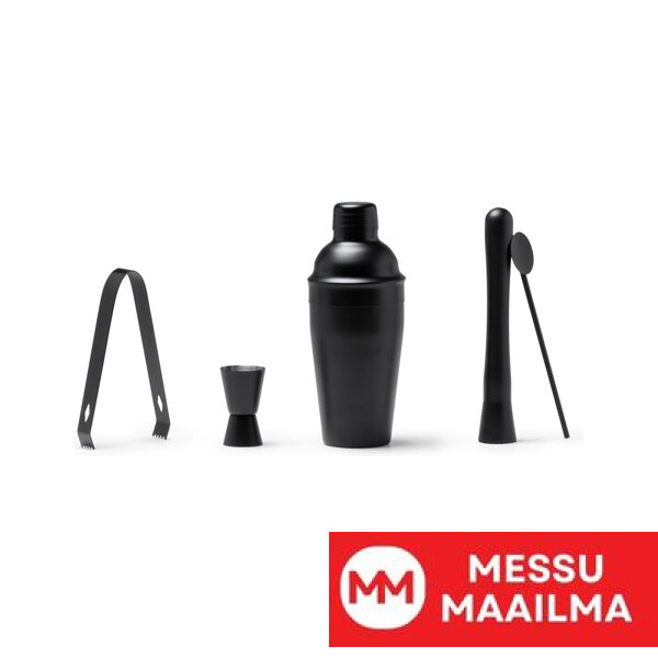 Presentación en caja diseño. Koko: 21 x 6 cm (550 ml) Väli/ annostelu: 15 ml/30 ml Pinza: 16 x 7 cm Cuchara: 19