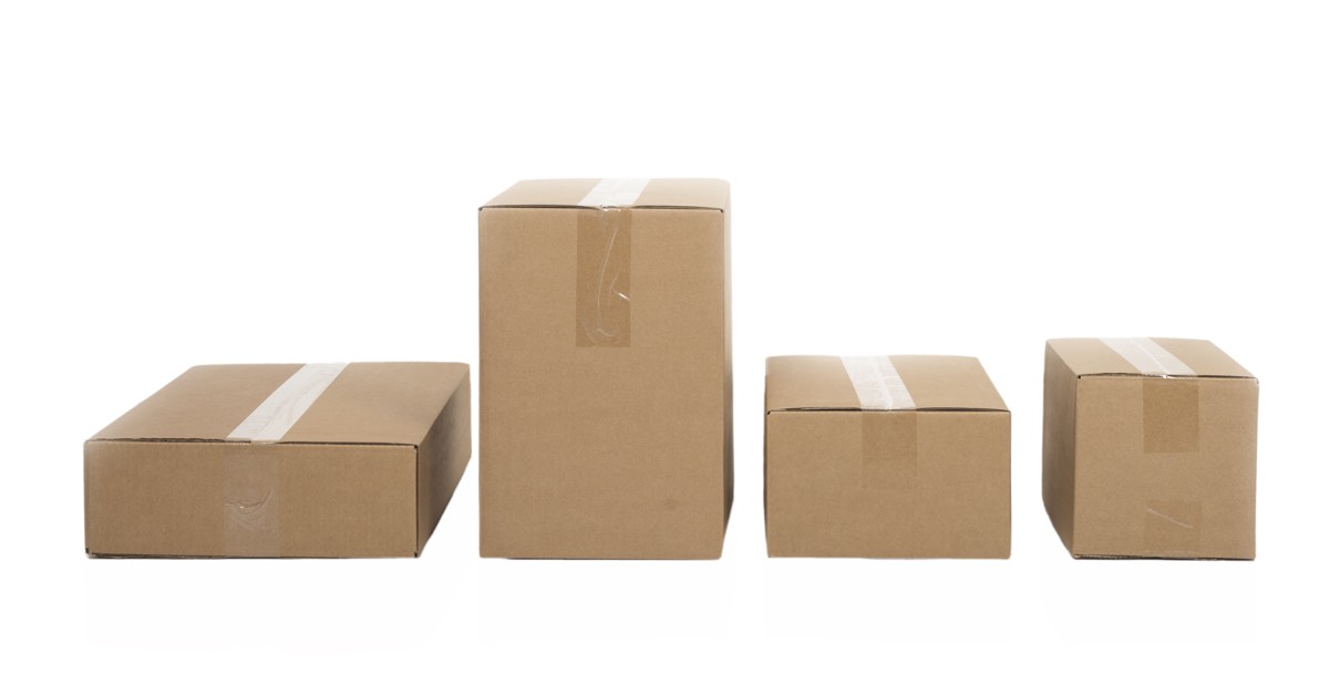 Pahvi A4 Ruskea 310x220x135mm 1000 arkkia Kiinteä taittuva pohja