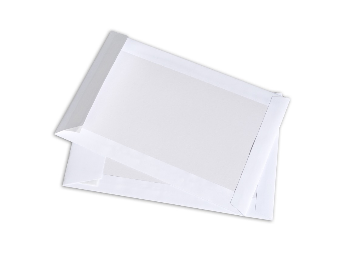 Paperikantinen valkoinen 350x500mm 120/450g Avattava ja suljettava