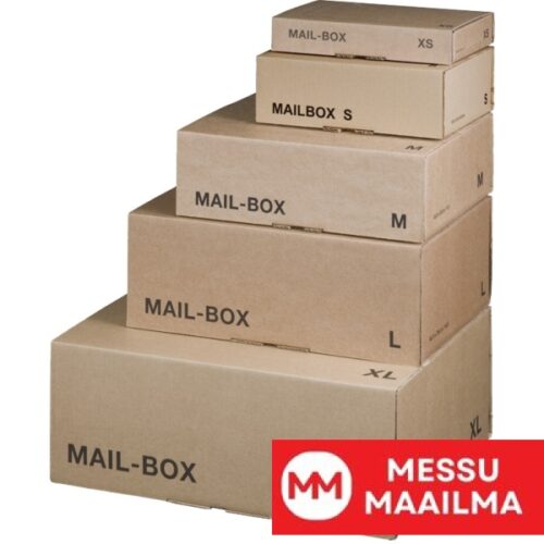 Pahvista valmistettu postilaatikko