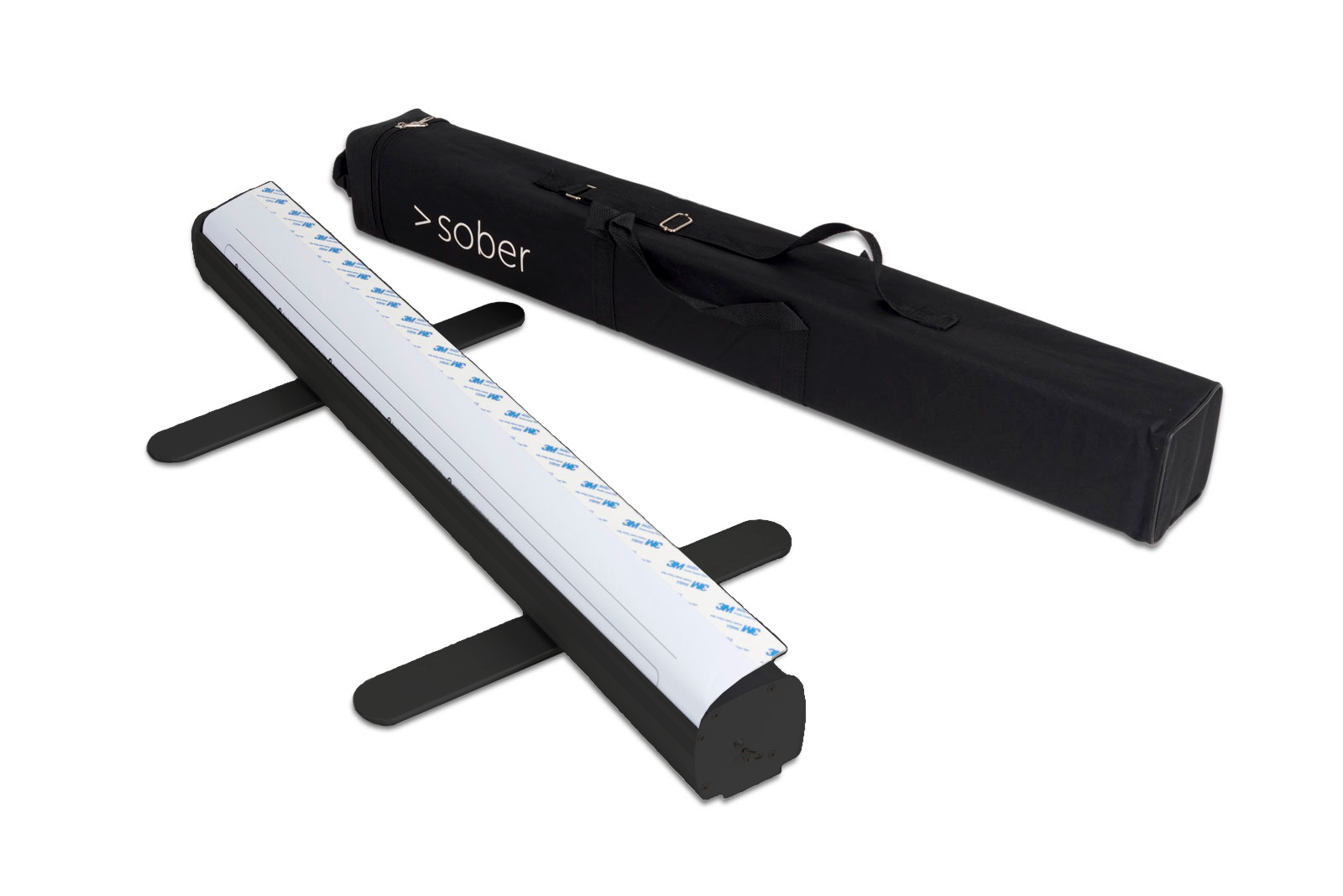 Rullakasetti Sober Black 85x200 cm