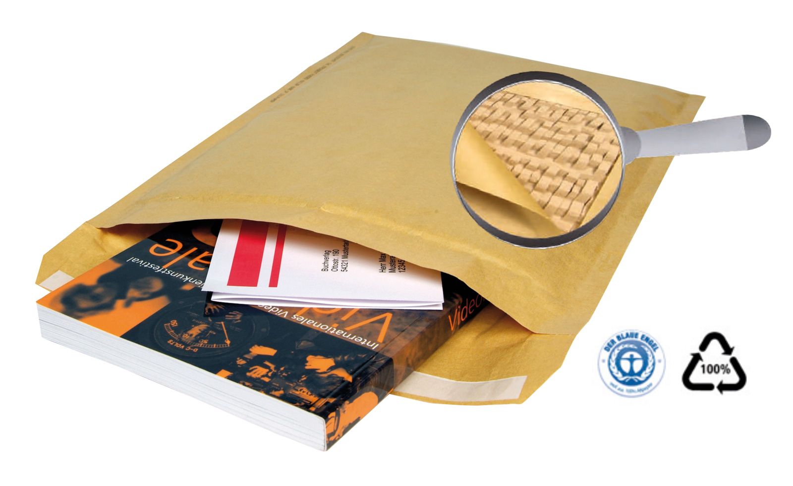 Sumo pehmustettu laukku SU1520 ruskea 365x470mm Peel & Seal