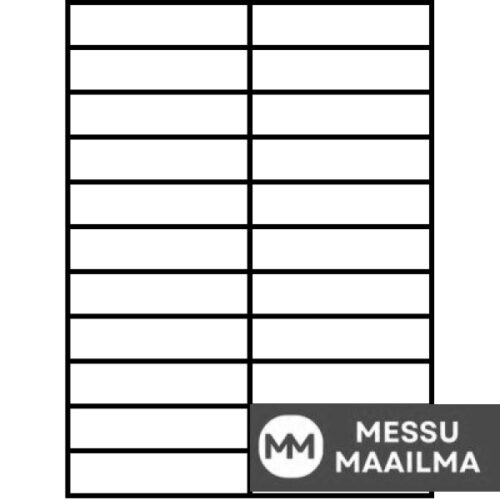 Tarra A4-arkilla 105x25