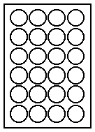 Tarra Labelmedia Circle 40mm 24 kpl