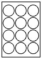 Etiketti Labelmedia ympyrä 68mm 12 kpl