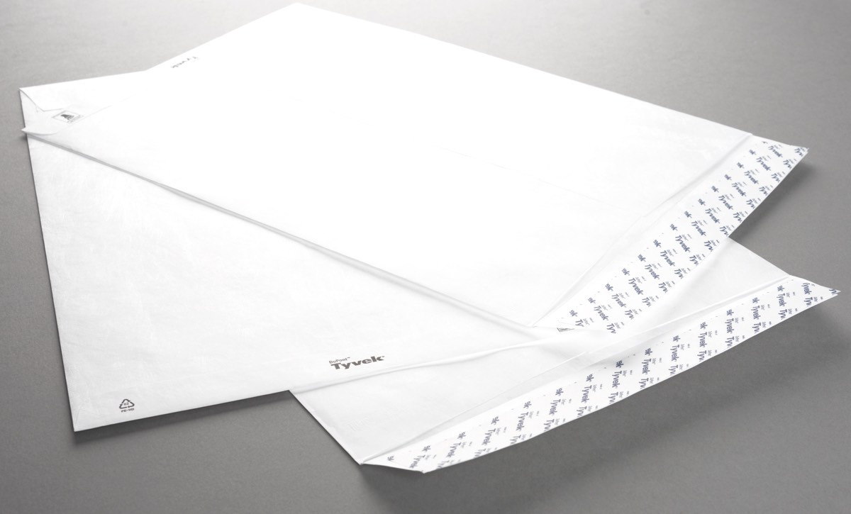 Taskupussi Tyvek valkoinen 305x406 54g palje