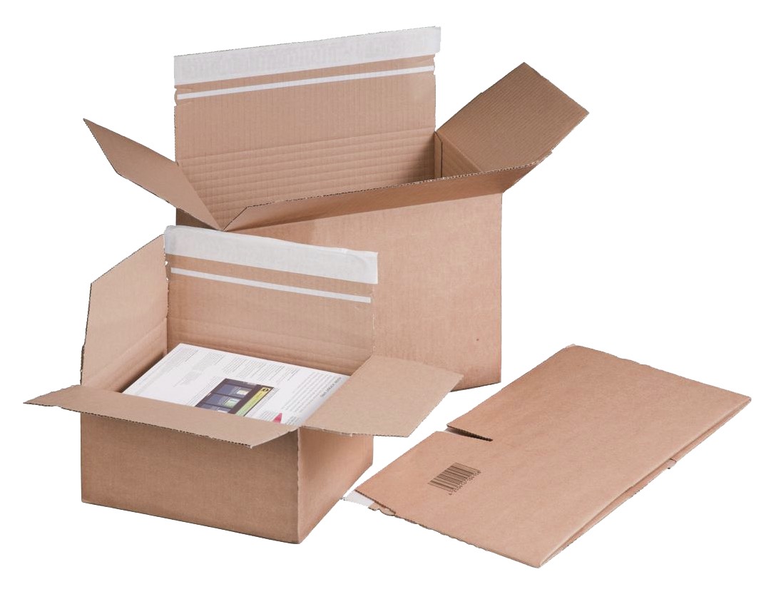 Verkkokauppakartonki Ruskea A3 Kiinteä taittuva pohja